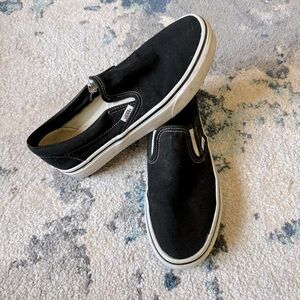 Black Slip On Vans